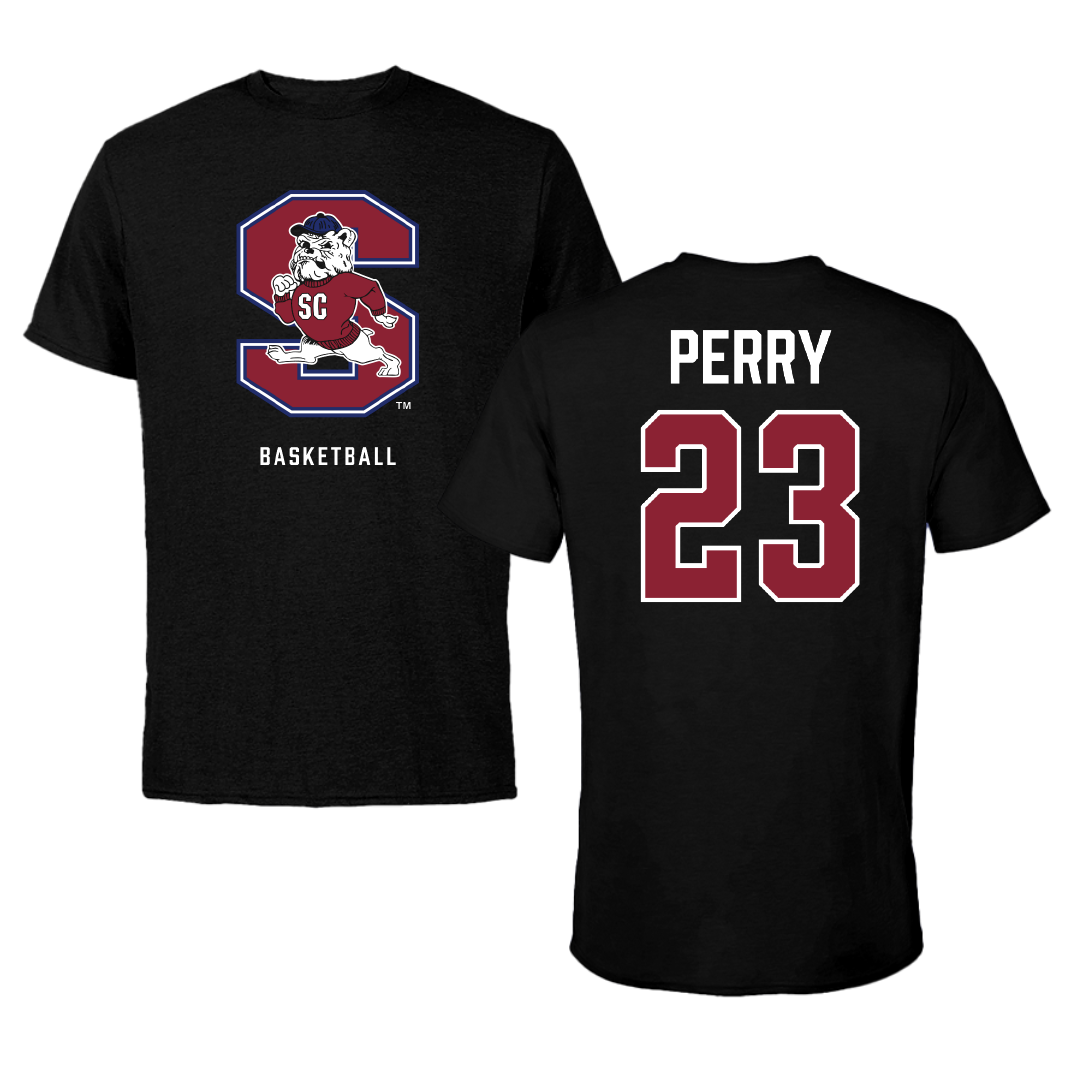South Carolina State University Basketball Black Performance Tee - #23 Ariana Perry