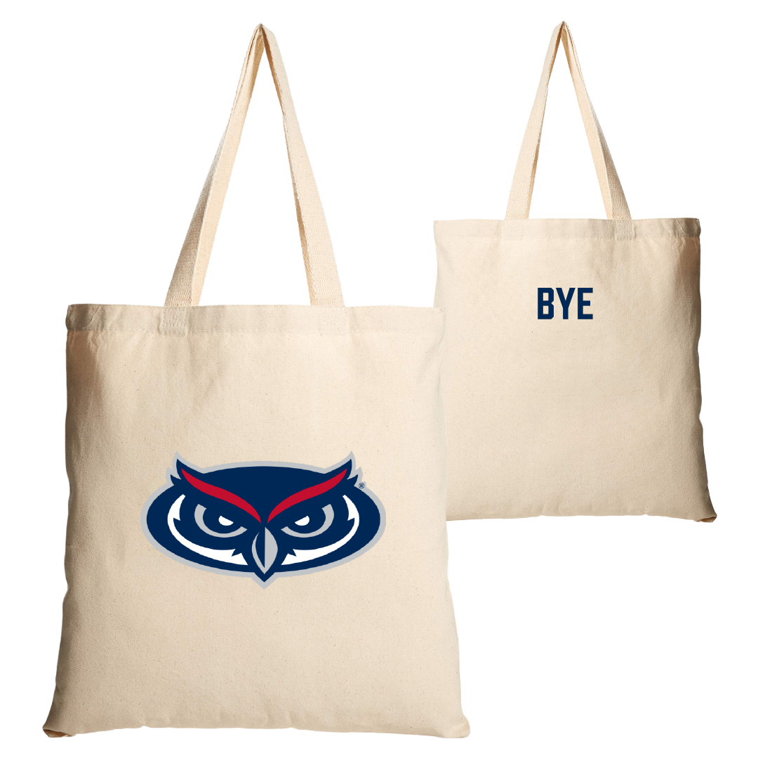 Florida Atlantic University Dance Tan Canvas Tote Bag - Julia Bye