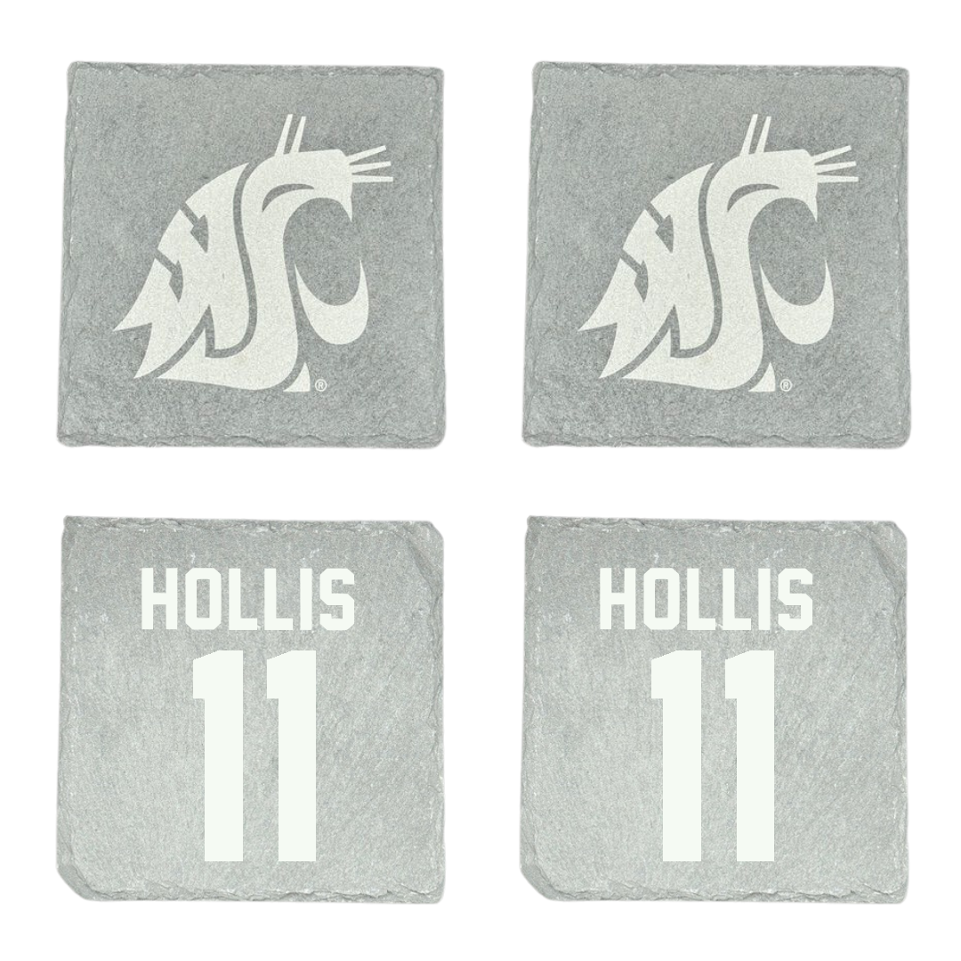 Washington State University Volleyball (W) Stone Coaster (4 Pack)  - #11 Audrey Hollis