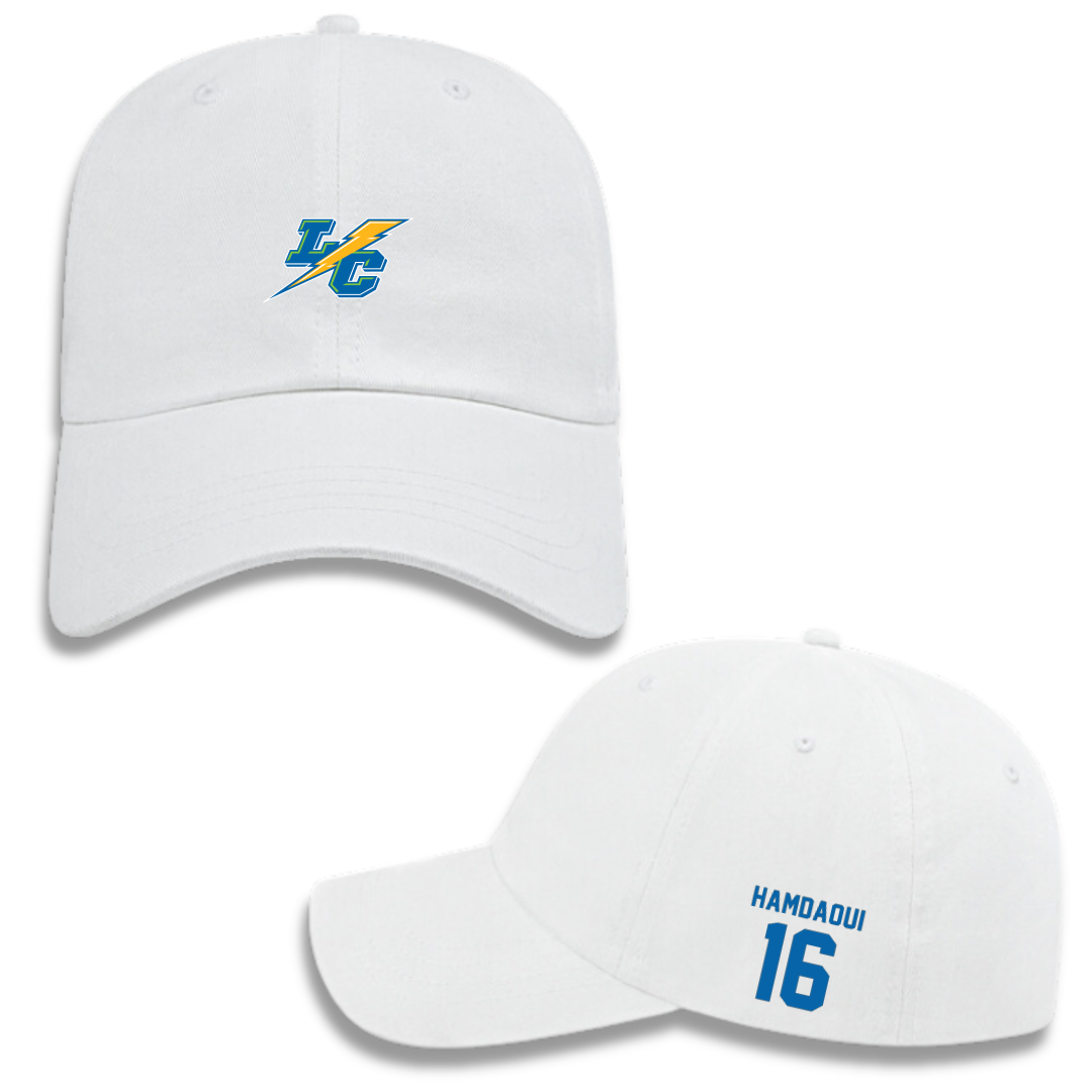 Lehman College Volleyball (W) White Hat - #16 Ayah Hamdaoui