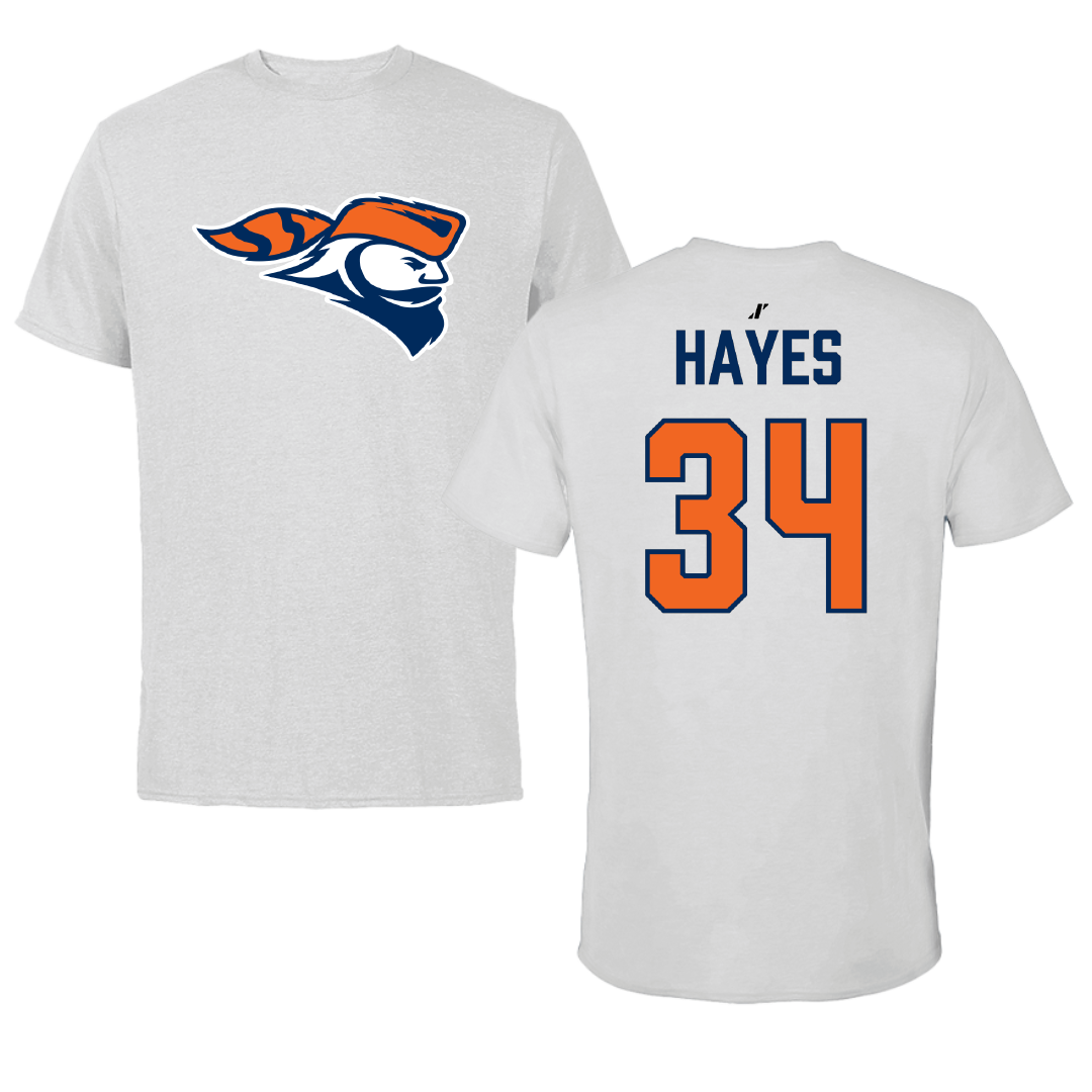 Carroll University Basketball (W) Light Gray Tee - #34 Payton Hayes