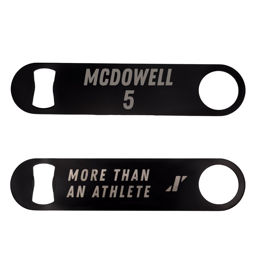 Baseball Black Bottle Opener - #5 Kendall McDowell