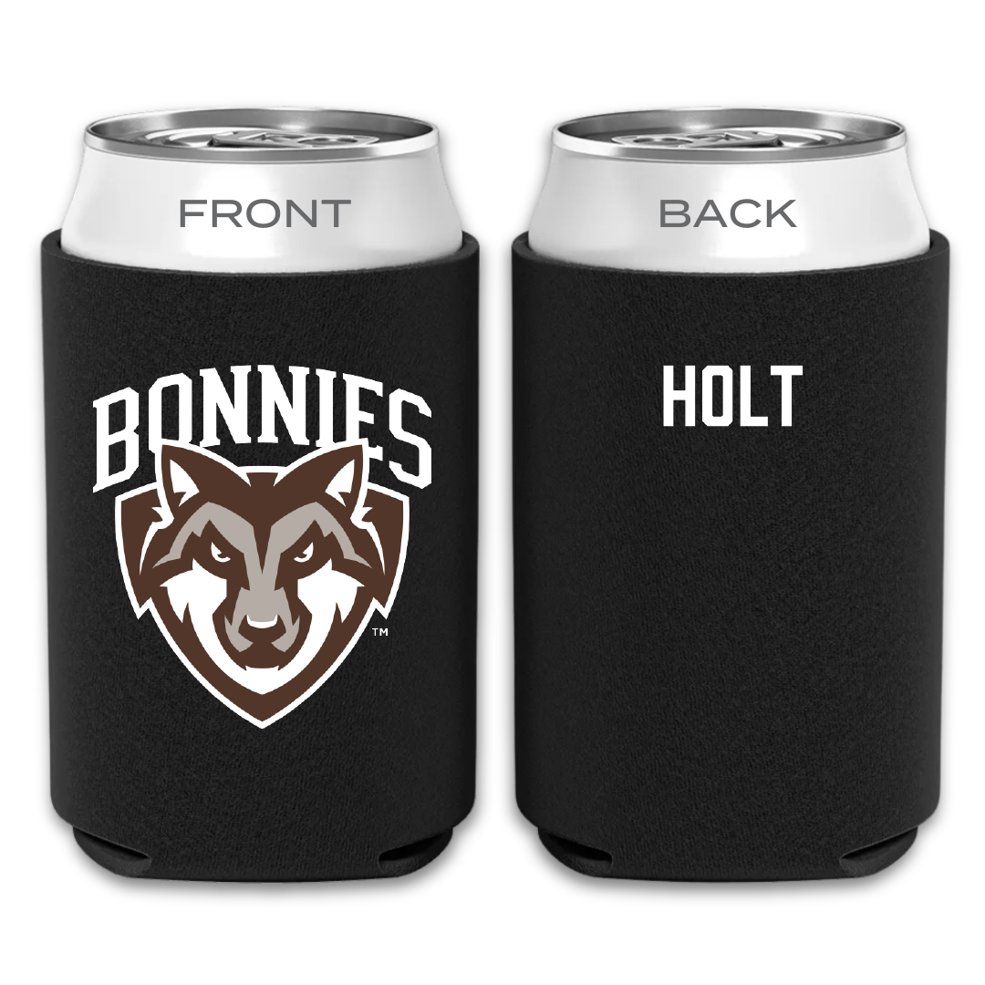 St. Bonaventure University TF and XC Black Can Cooler - Lana Holt