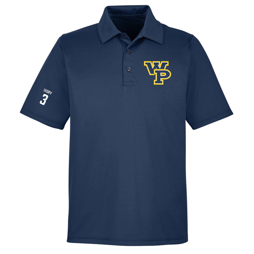 William Penn University Basketball (M) Navy Polo - #3 Jayden Ivory