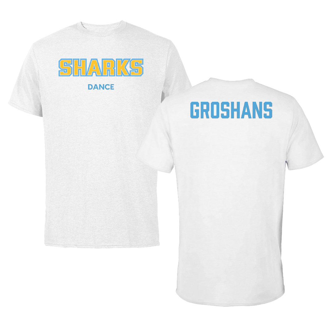 Long Island University Dance White Sharks Performance Tee - Kate Groshans