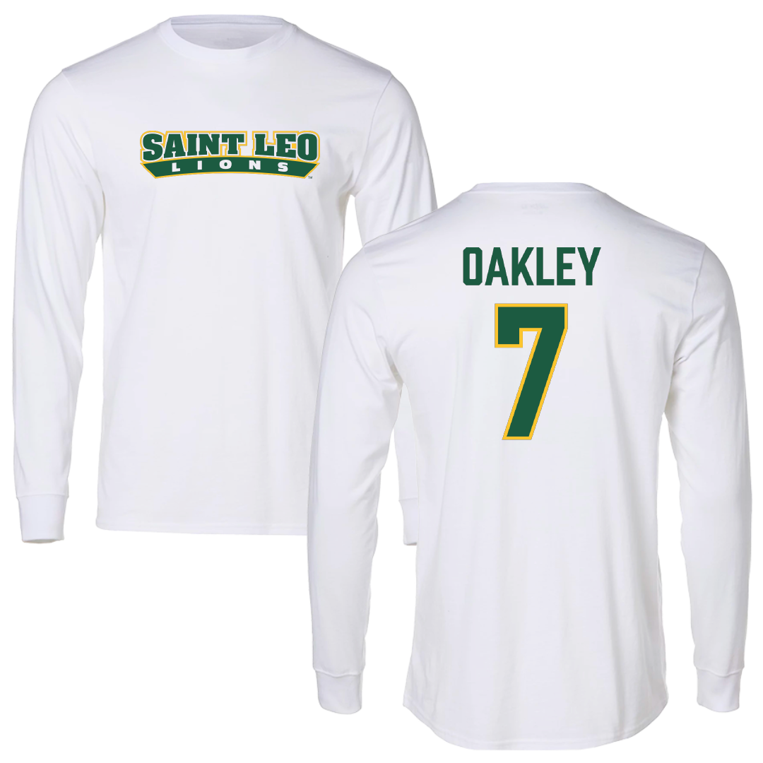 Saint Leo University Acrobatics & Tumbling White Long Sleeve - #7 Addison Oakley