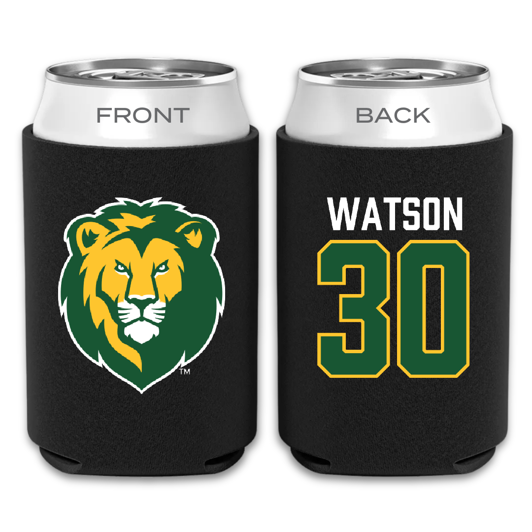 Southeastern Louisiana University Softball Black Can Cooler - #30 Ka’Lyn Watson
