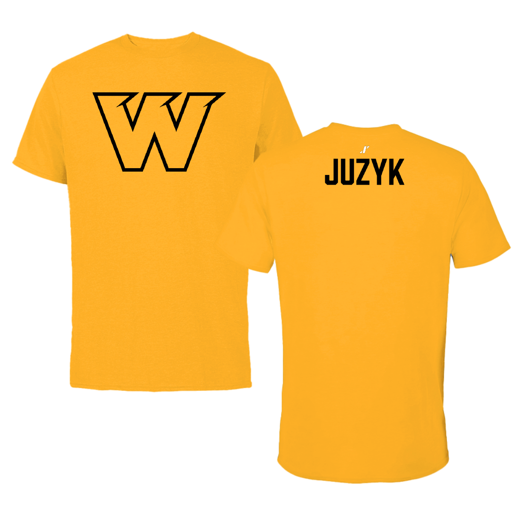 Wayne State College (Nebraska) TF and XC Gold Performance Tee - Vendell Juzyk