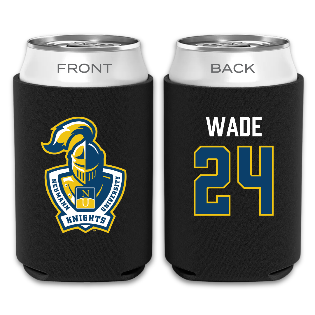 Neumann University Lacrosse (M) Black Can Cooler - #24 Lucas Wade