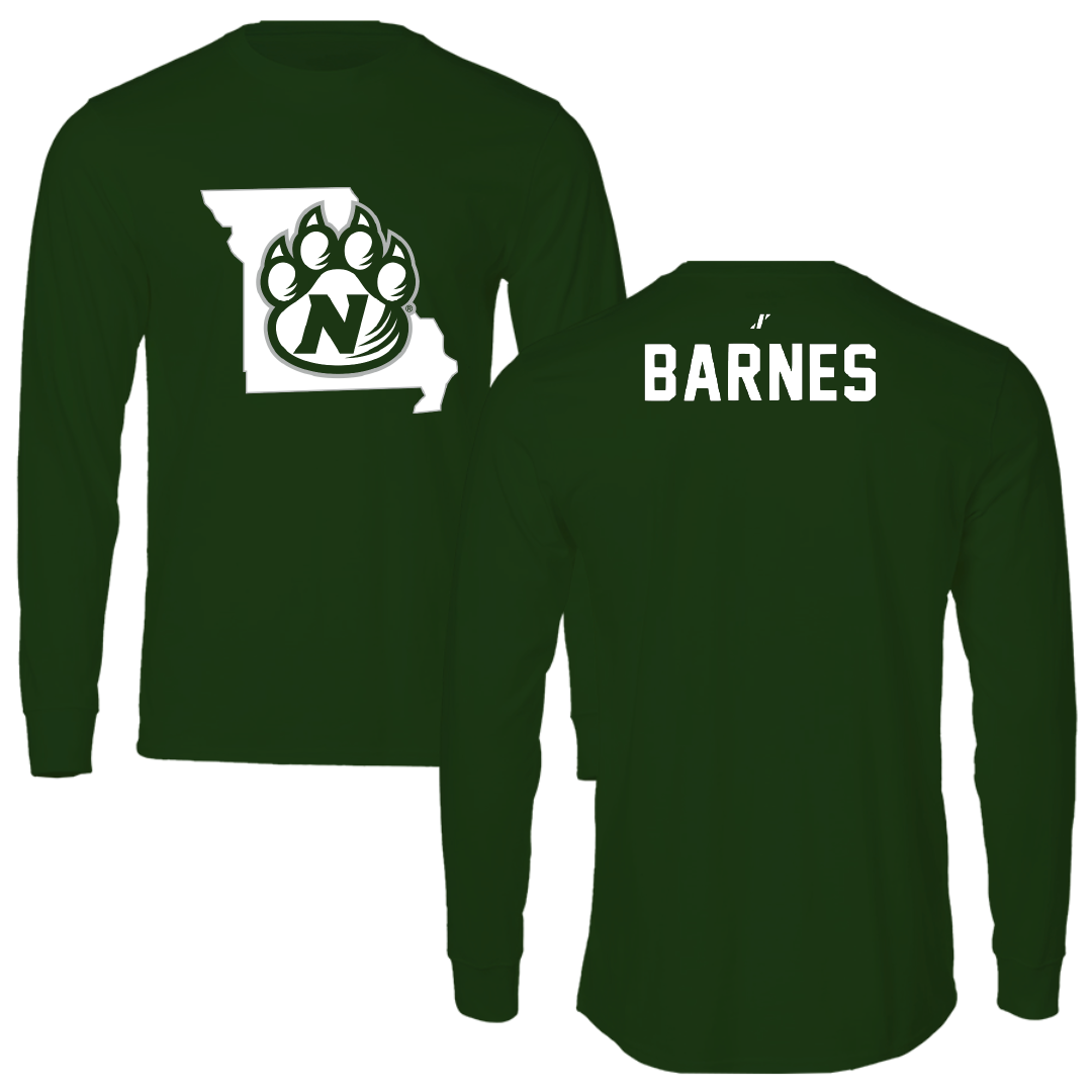 Northwest Missouri State University TF and XC Forest Green State Performance Long Sleeve - Mya Barnes