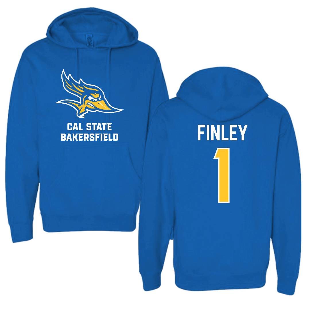 California State University-Bakersfield Basketball Blue Hoodie - #1 Zalissa Finley