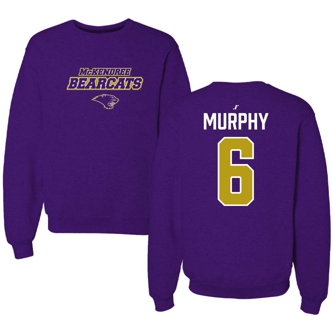 McKendree University Water Polo Purple General Crewneck - #6 Dylan Murphy