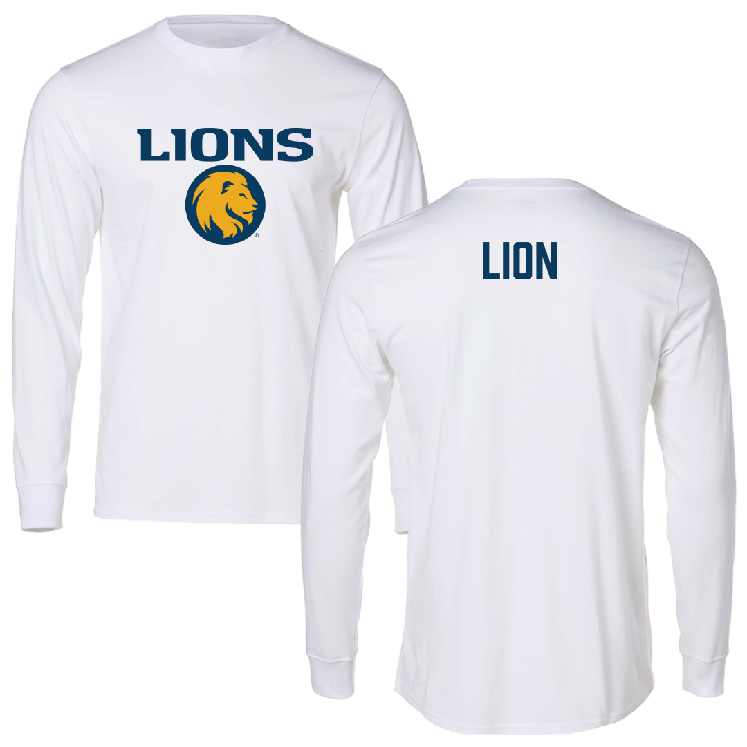 East Texas A&M University TF and XC White Long Sleeve - Roane Lion