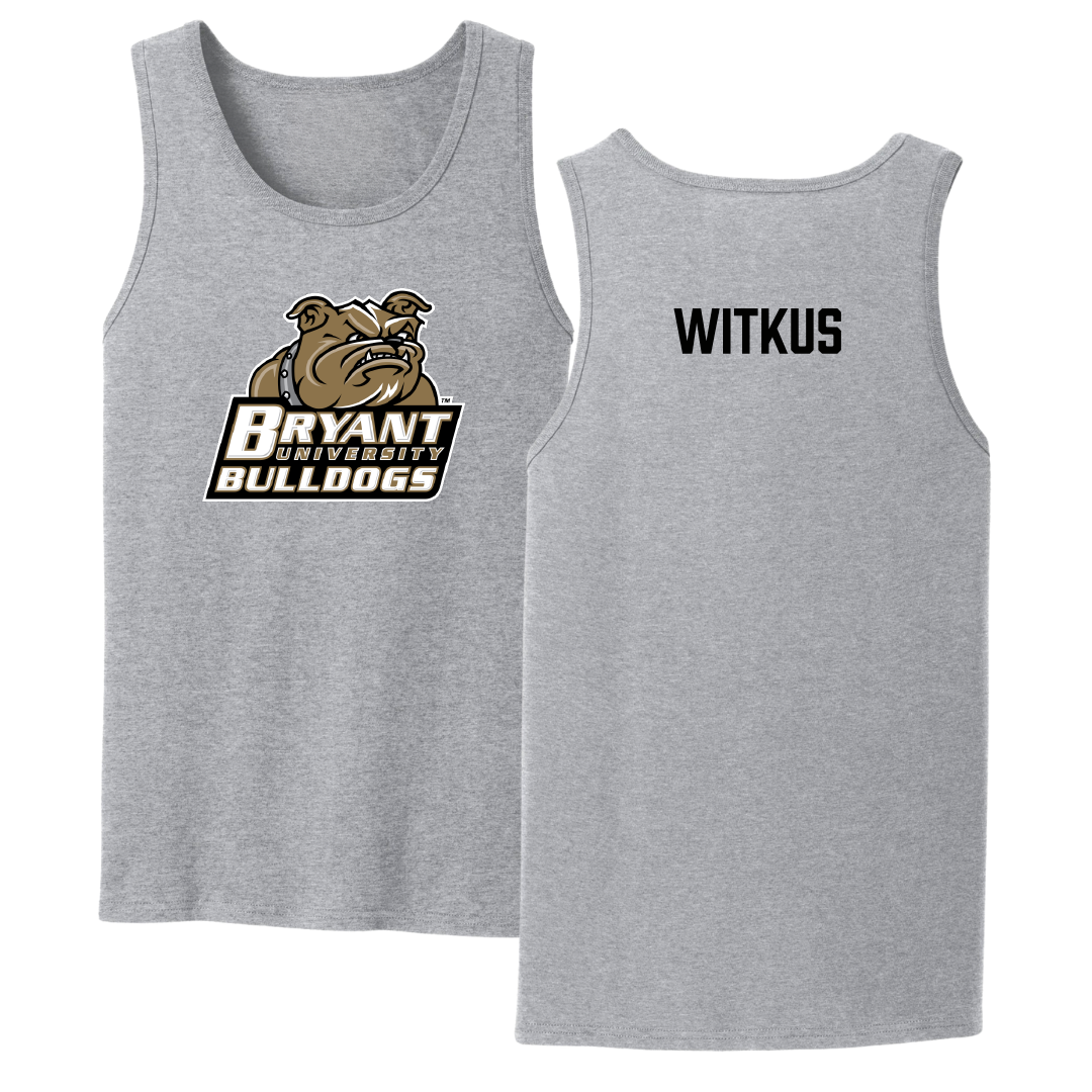 Bryant University Swimming & Diving Sport Gray Tank Top - Amanda Witkus