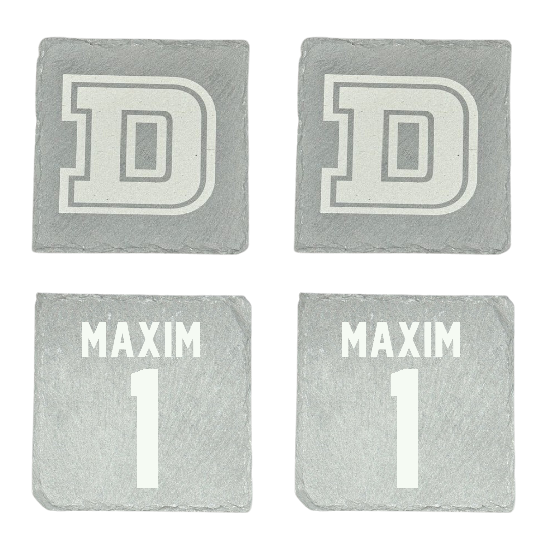 Dean College Baseball Stone Coaster (4 Pack)  - #1 Bert Maxim