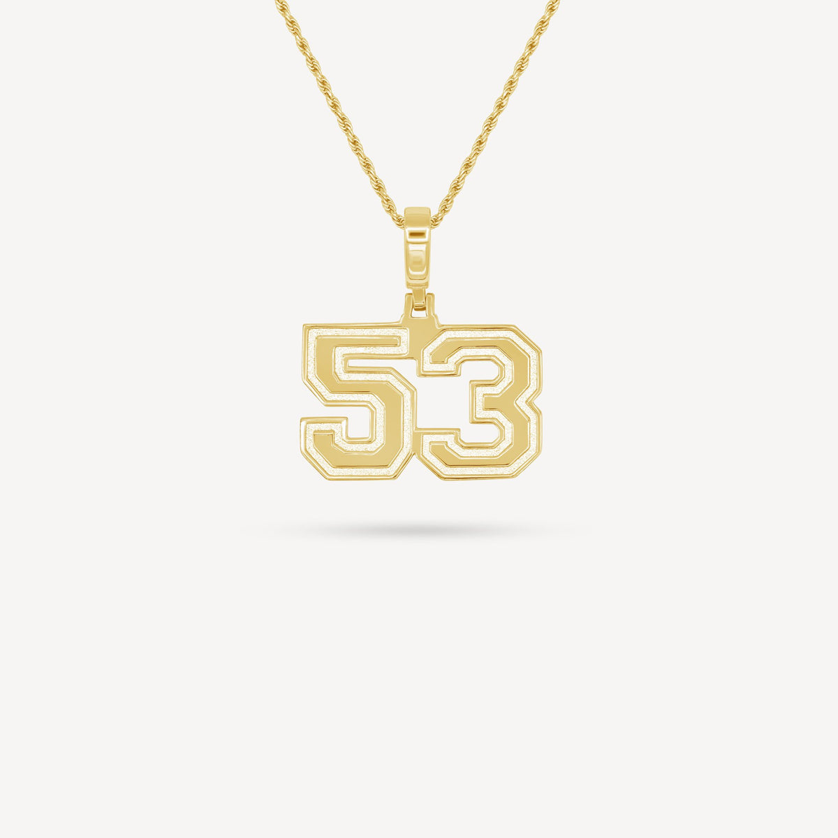 Gold Presidents Pendant and Chain - #53 Austin Morgan