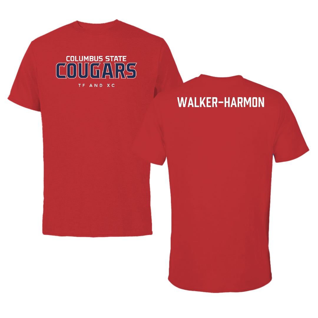 Columbus State University TF and XC Red Tee - Trenten Walker-Harmon