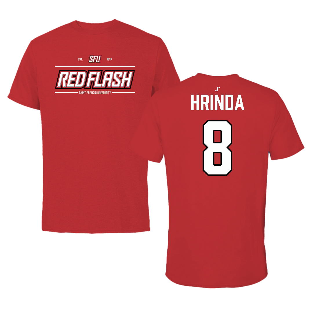 Saint Francis University (Pennsylvania) Softball Red General Performance Tee - #8 Kate Hrinda