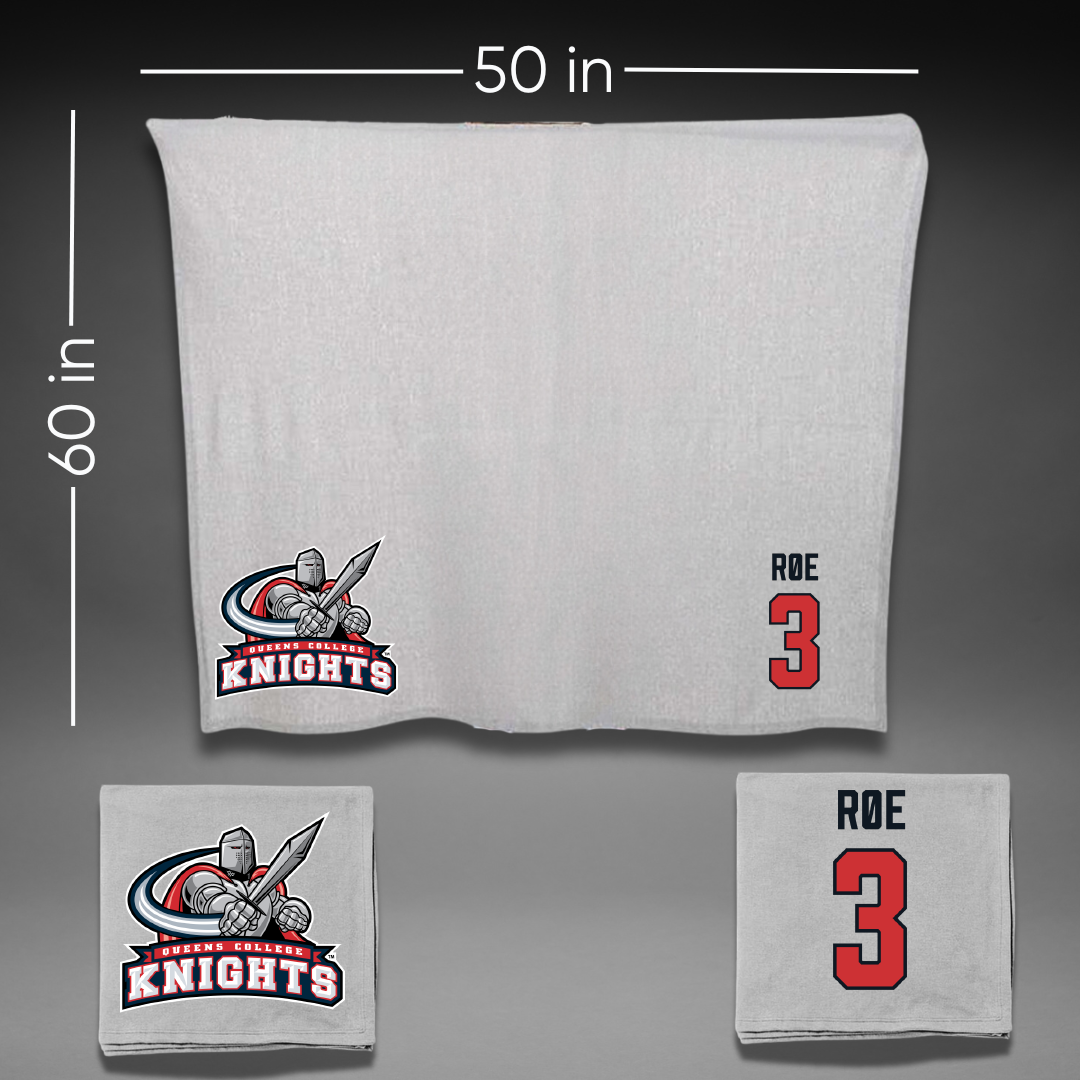 Queens College (New York) Soccer (M) Gray Blanket - #3 Noah Røe