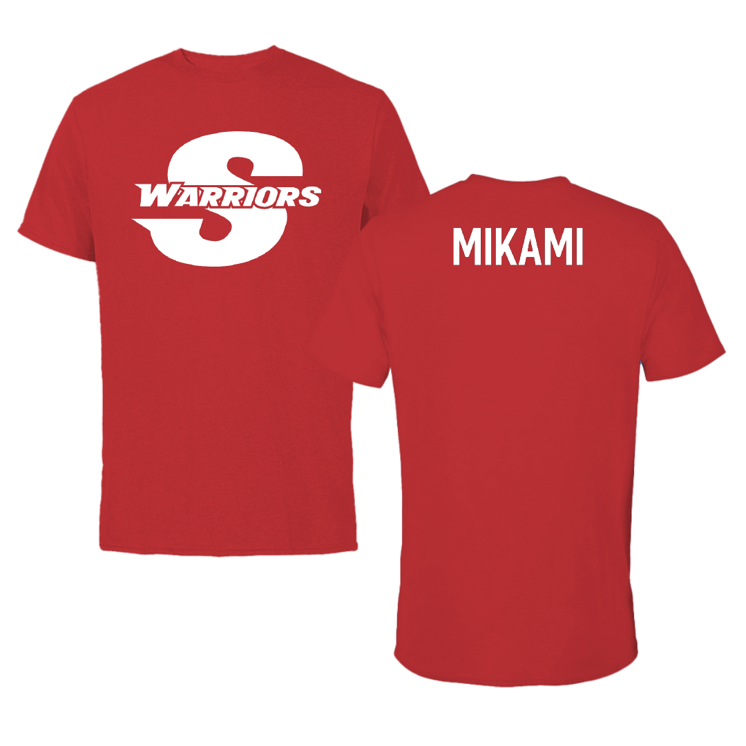 Stanislaus State Tennis (W) Red Tee - Emi Mikami