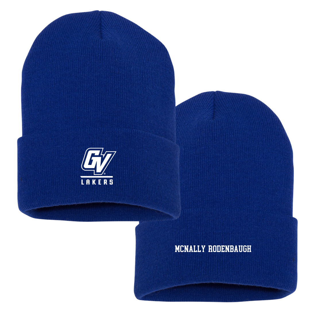 Grand Valley State University TF and XC Blue Beanie - Benjamin McNally-Rodenbaugh