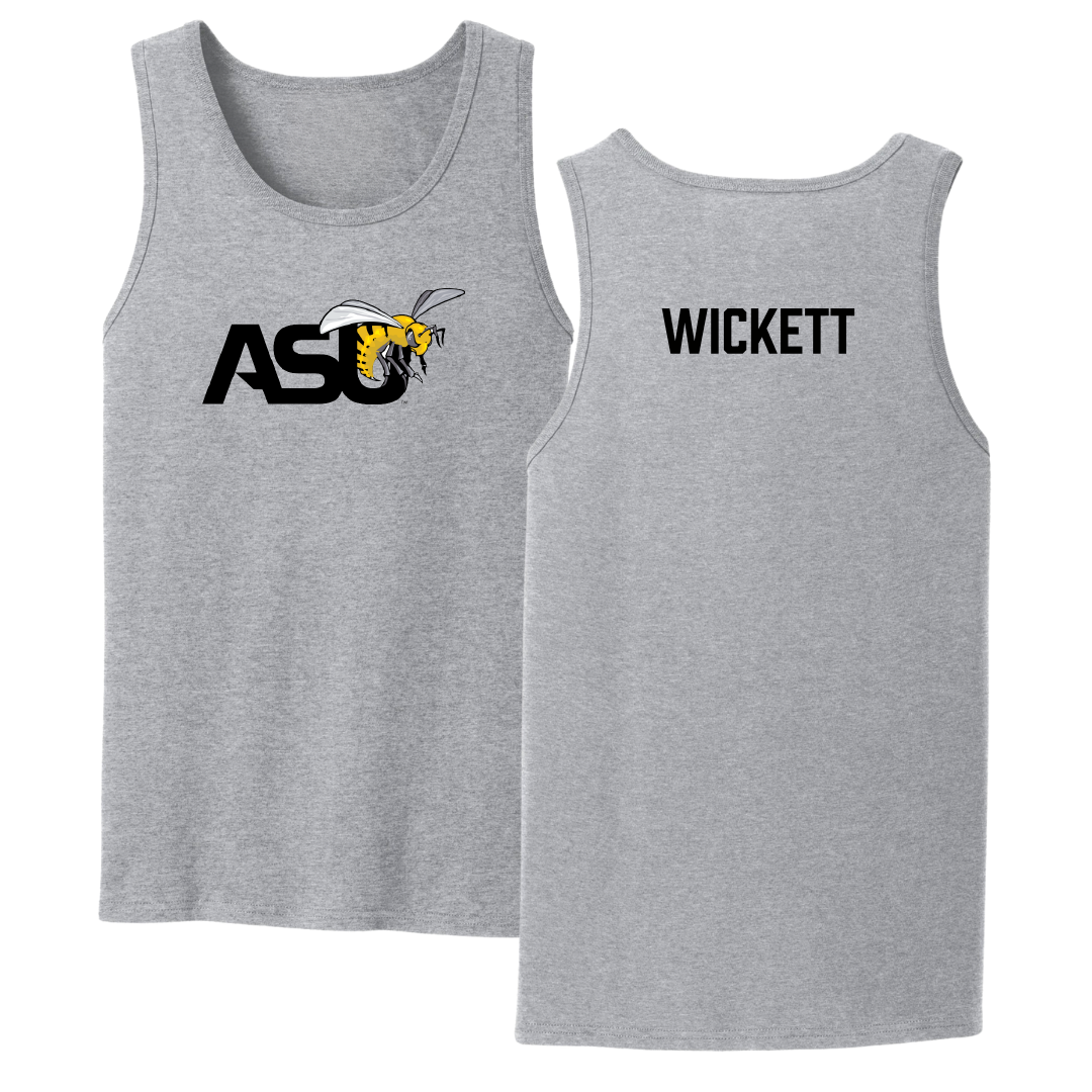 Alabama State University TF and XC Sport Gray Tank Top - Taliah Wickett