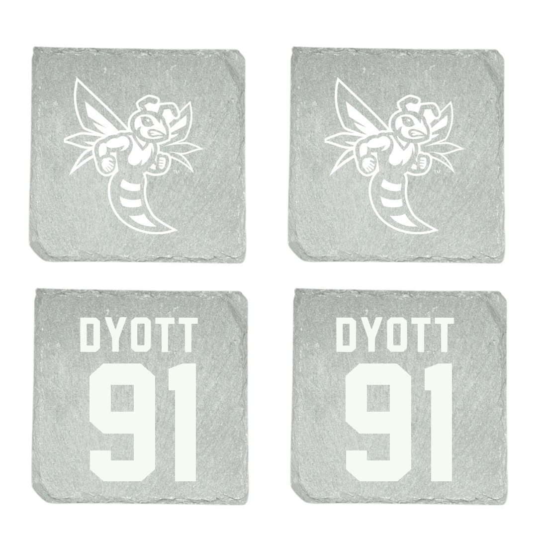 Emory & Henry College Lacrosse (M) Stone Coaster (4 Pack)  - #91 Kyle Dyott