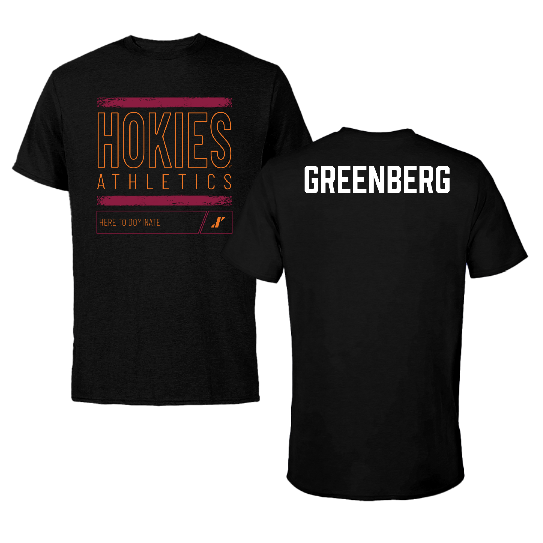 Virginia Tech Dance Black Dominate Tee - Jessica Greenberg