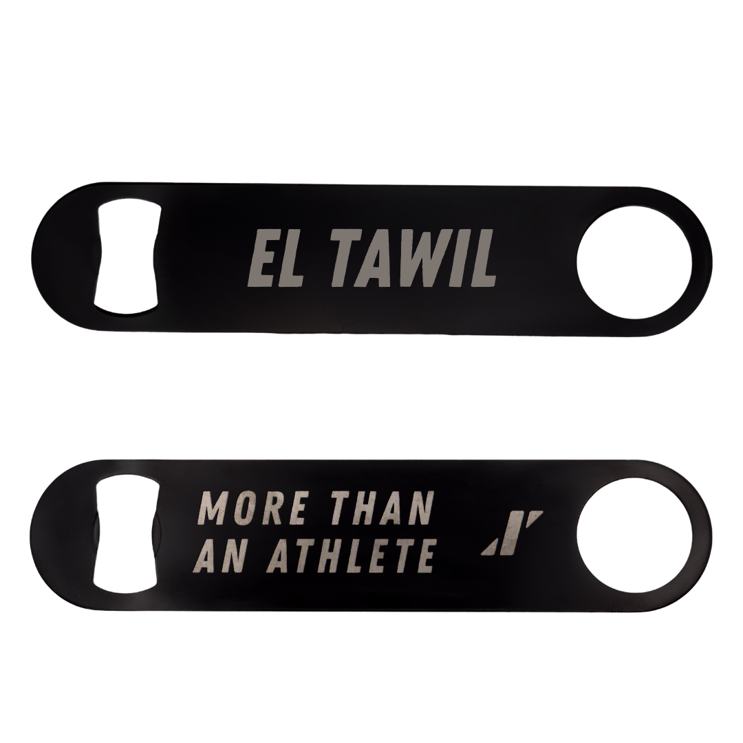Alabama State University Tennis Black Bottle Opener - Kesmat El Tawil