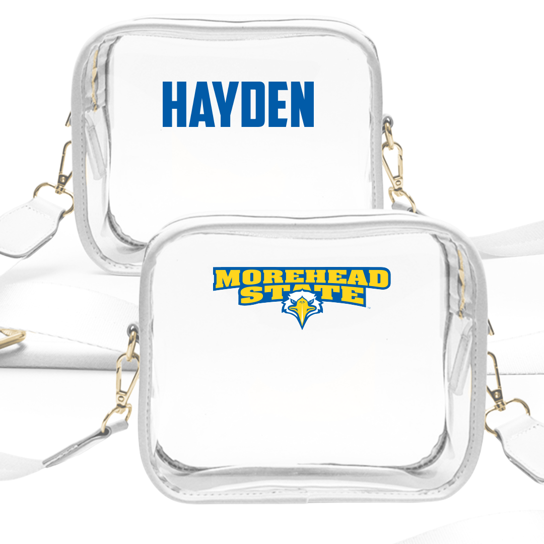 Morehead State University TF and XC White Clear Stadium Bag - Ginger Hayden