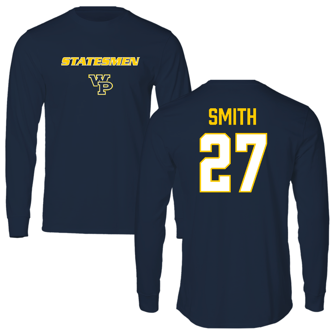 William Penn University Lacrosse (M) Navy Long Sleeve - #27 Tyler Smith
