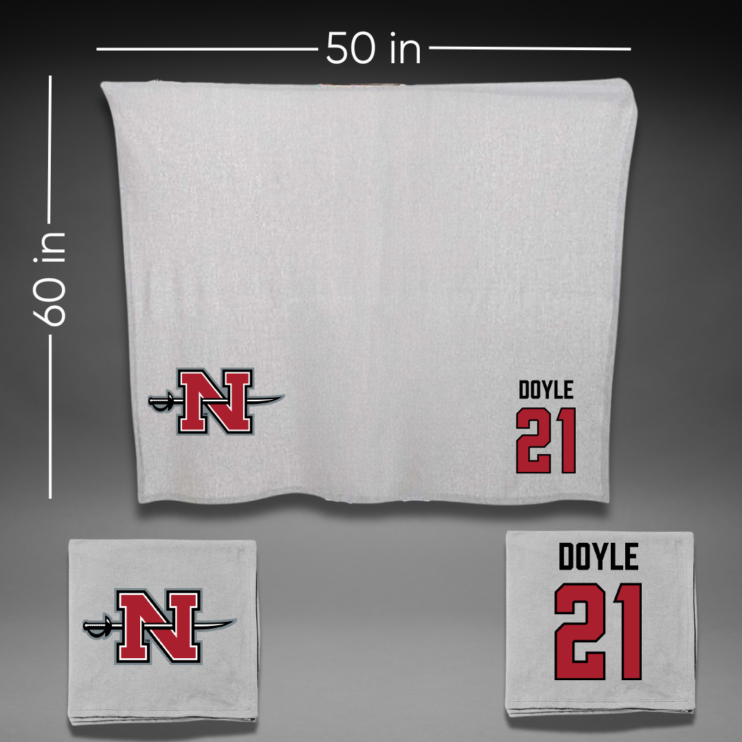 Nicholls State University Soccer (W) Gray Blanket - #21 Sammi Doyle