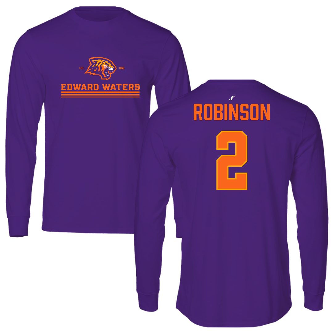 Edward Waters University Softball Purple General Long Sleeve - #2 Jahliyah Robinson
