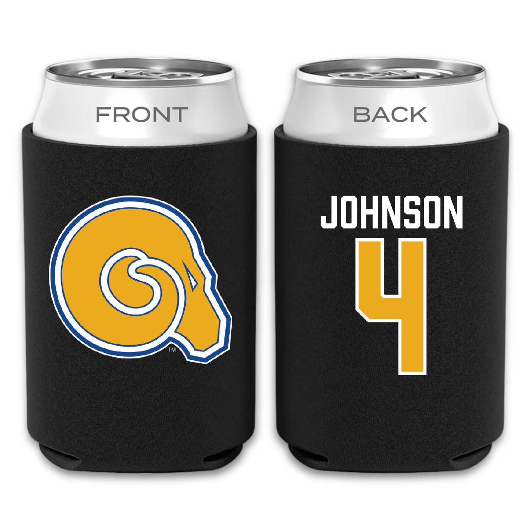 Albany State University Basketball Black Can Cooler - #4 Kj Johnson