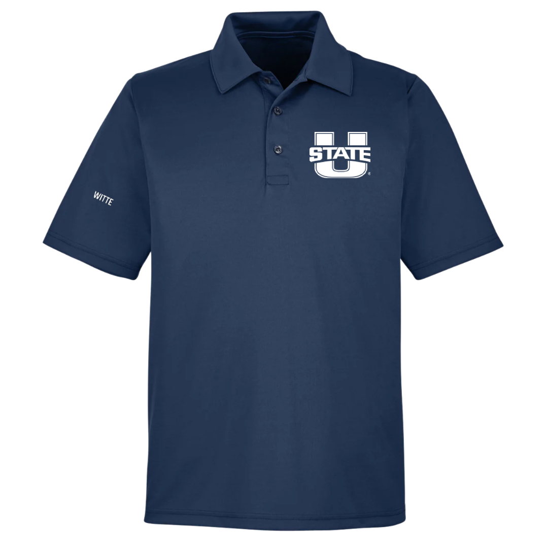 Utah State University Gymnastics (W) Navy Polo - Mya Witte