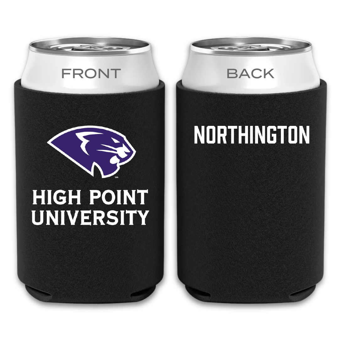 High Point University TF and XC Black Can Cooler - Dominiq Northington