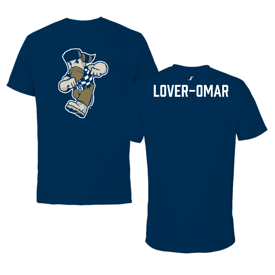Mount St. Mary's University Flag Football (W) Navy Tee - Chloe Lover-Omar