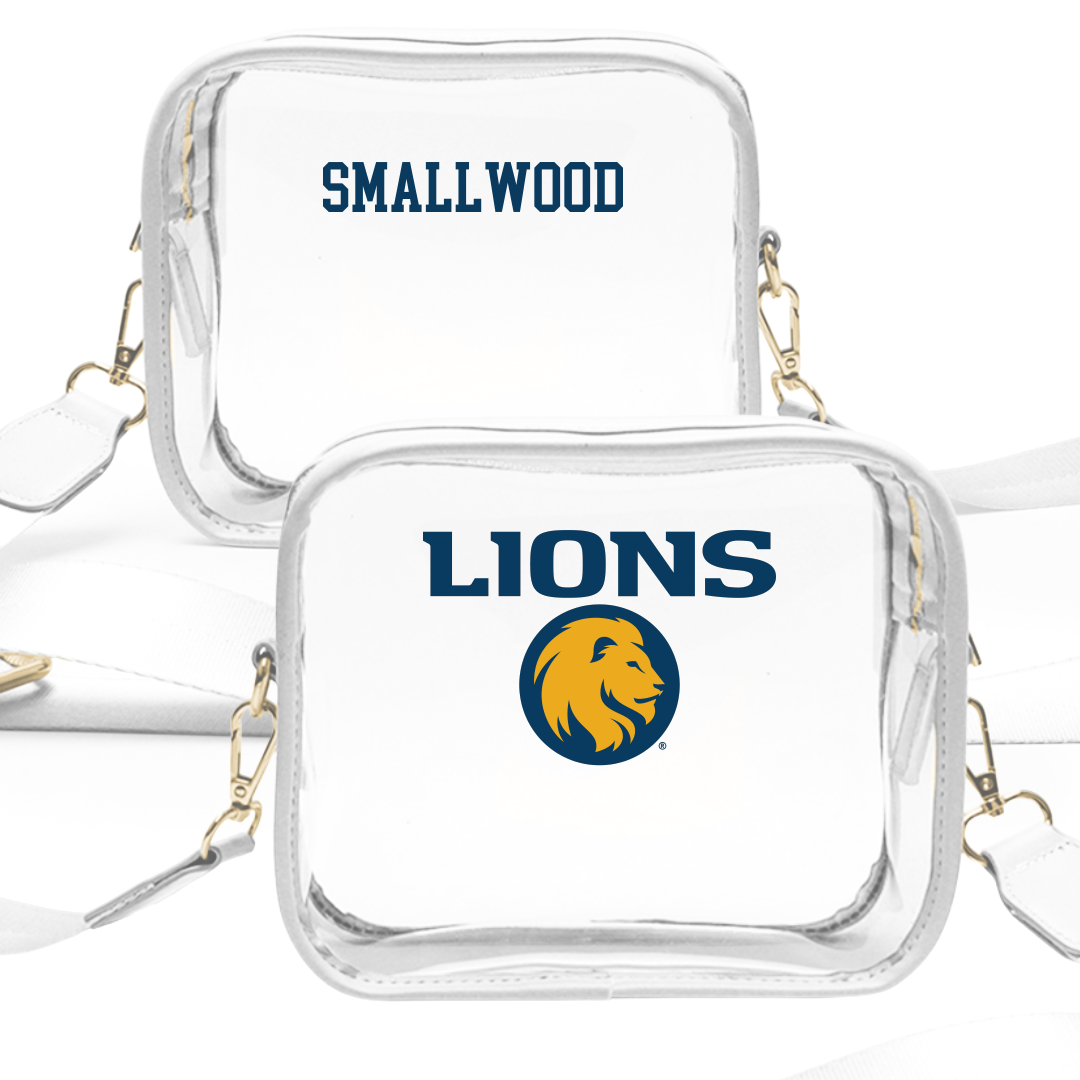 East Texas A&M University TF and XC White Clear Stadium Bag - Christopher Smallwood