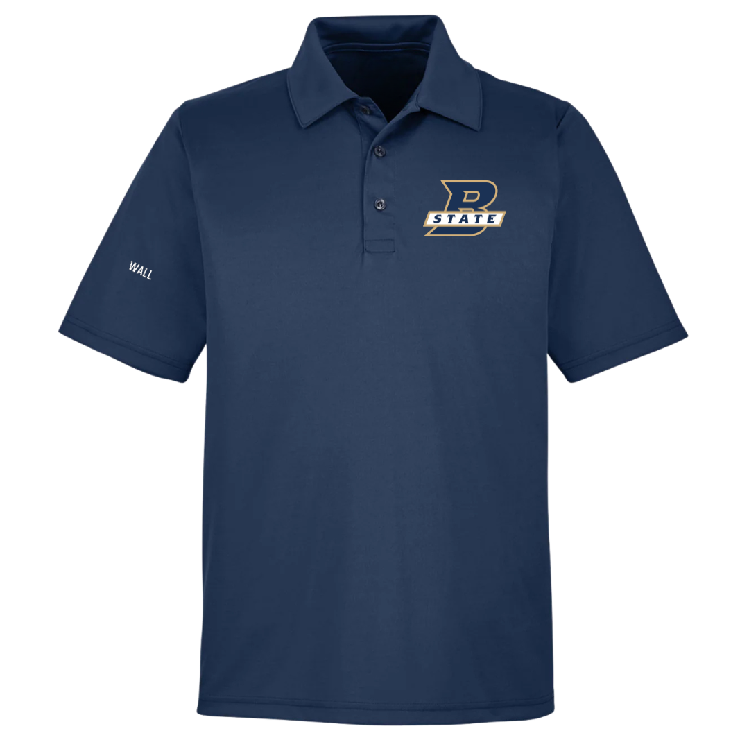 Bluefield State University TF and XC Navy Polo - Isa Wall