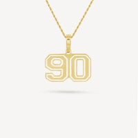 Gold Presidents Pendant and Chain - #90 Omar Lopez III