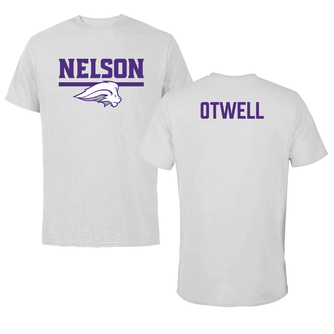 Nelson University TF and XC Light Gray Performance Tee - Jessica Otwell
