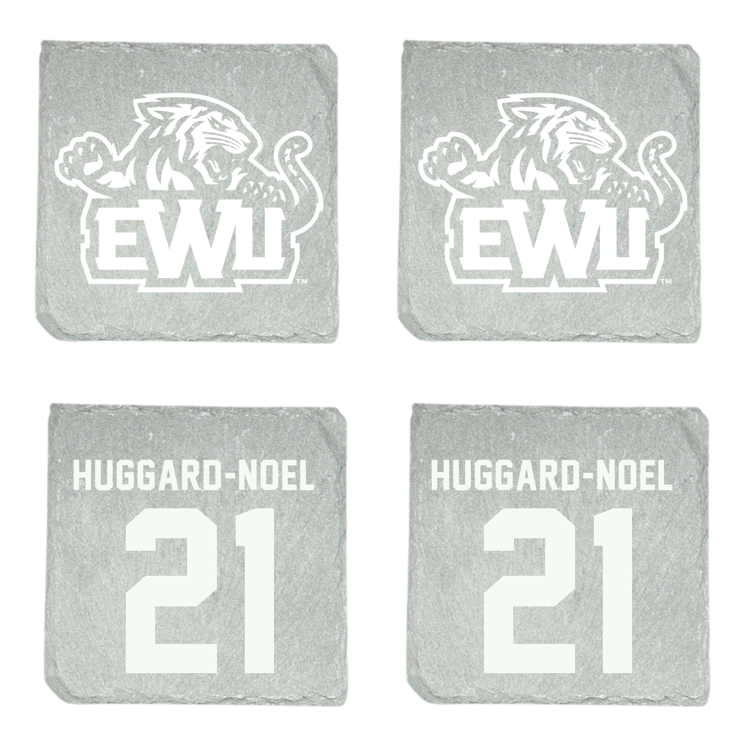 Edward Waters University Basketball Stone Coaster (4 Pack)  - #21 Cyrus Huggard-Noel
