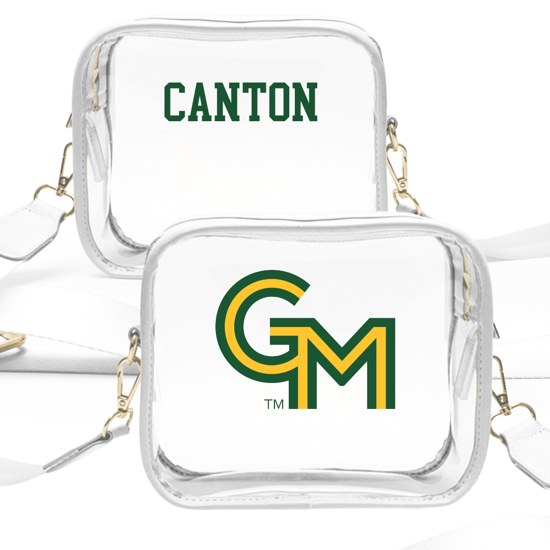 George Mason University Rowing (W) White Clear Stadium Bag - Daylin Canton