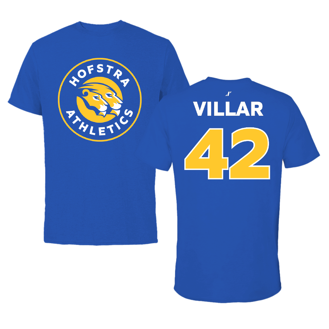 Hofstra University Softball Blue Tee - #42 Chelsea Villar
