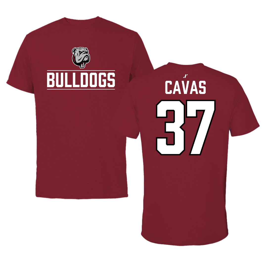 Dean College Baseball Cardinal General Tee - #37 Josh Cavas