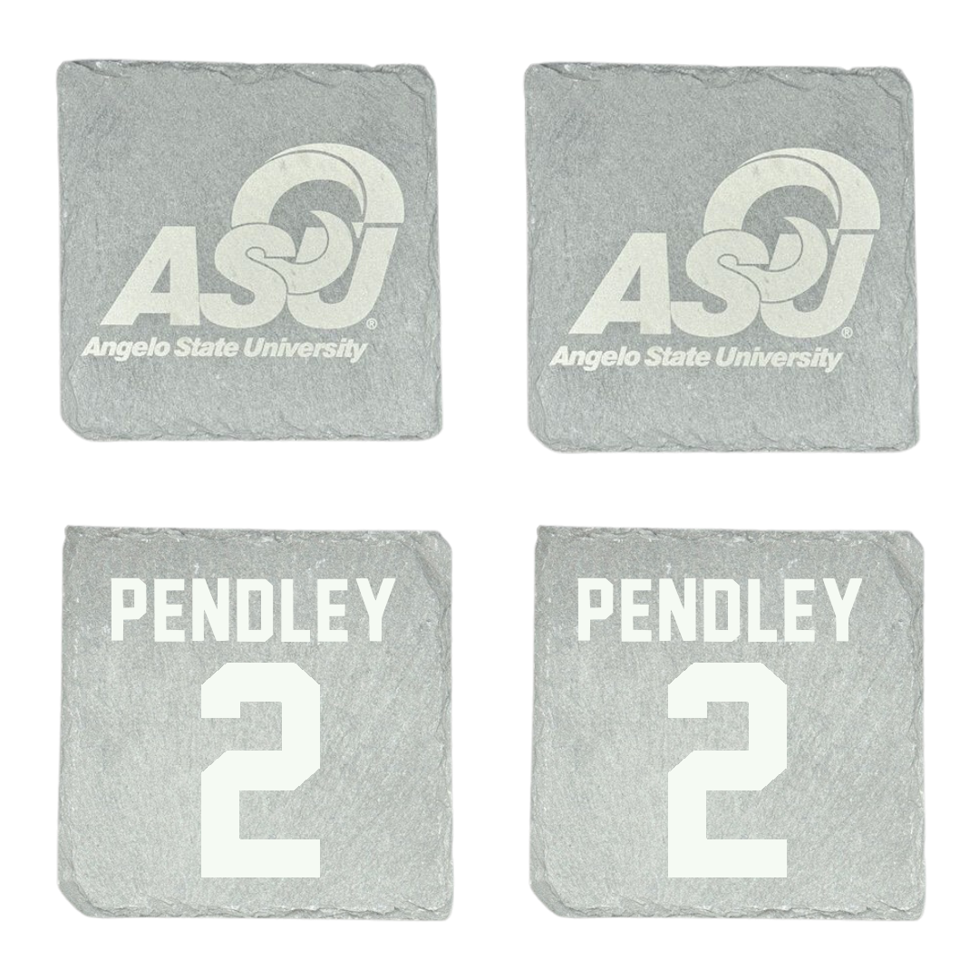 Angelo State University Baseball Stone Coaster (4 Pack)  - #2 Chase Pendley