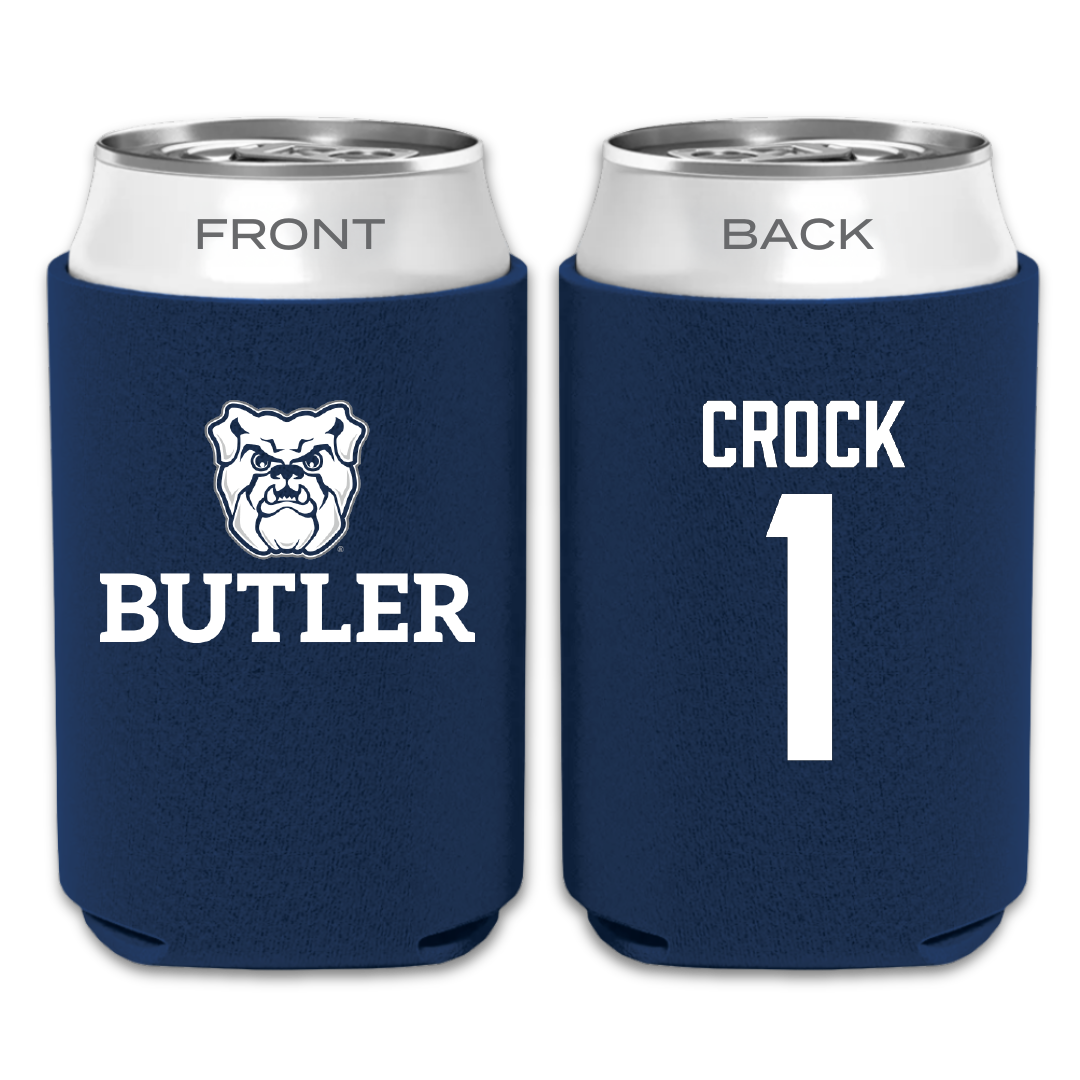 Butler University Baseball Navy Can Cooler - #1 Logan Crock