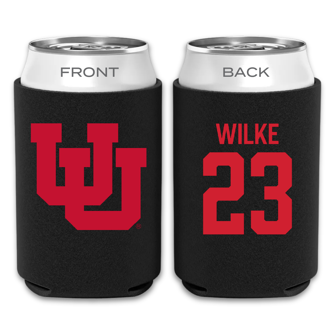 University of Utah Basketball Black Can Cooler - #23 Maty Wilke