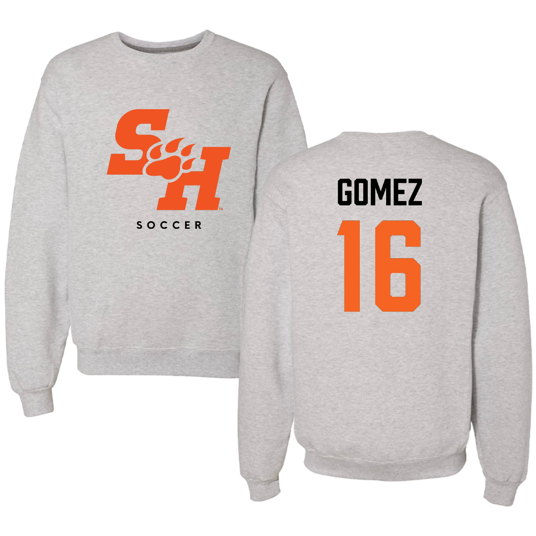 Sam Houston State University Soccer Gray Crewneck - #16 Gianna Gomez