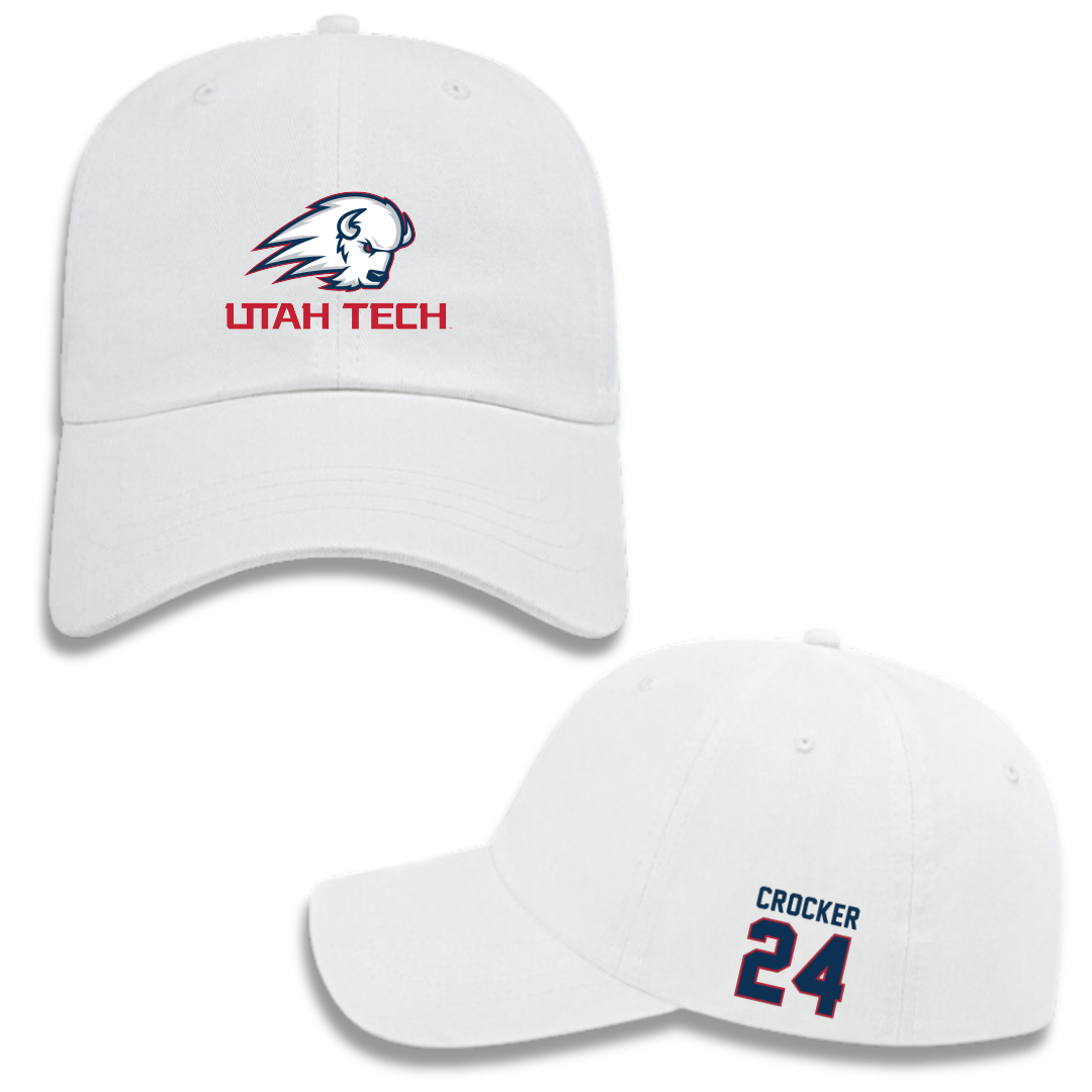 Utah Tech University Basketball (W) White Hat - #24 Lauren Crocker